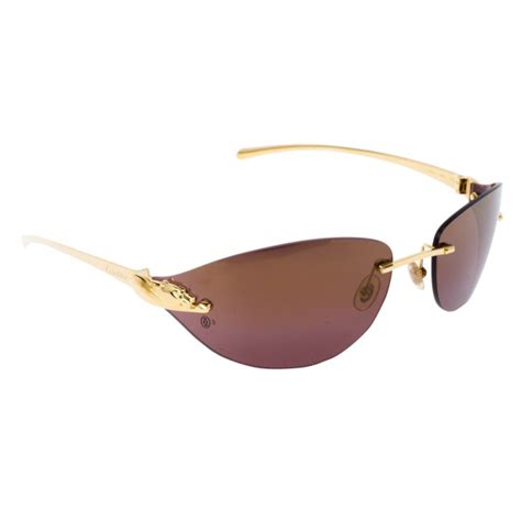 buy cartier panthere sunglasses|cartier panthere rimless sunglasses.